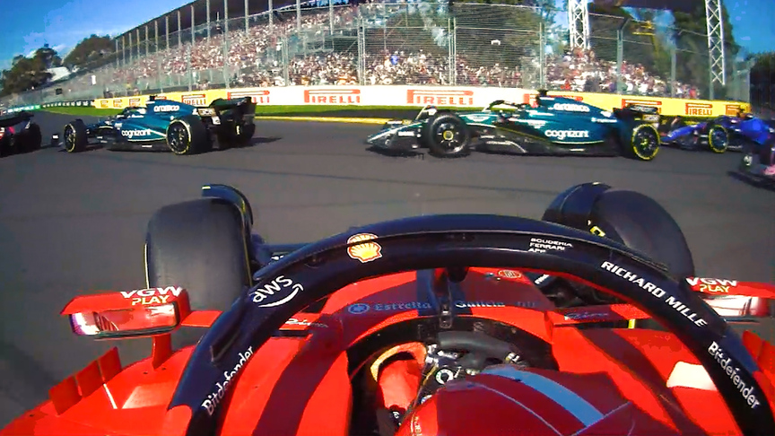 2023 Australian Grand Prix: Best race start onboards