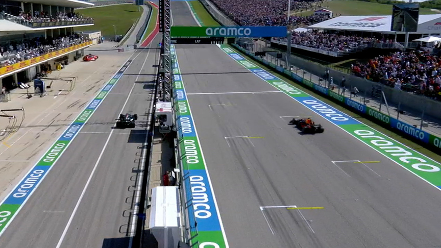 2021 United States Grand Prix: Verstappen shoots past Hamilton after first pit stops