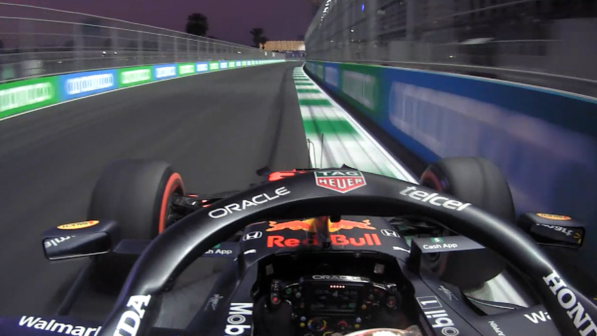 2021 Saudi Arabian GP FP3: Onboard for Max Verstappen’s fastest lap