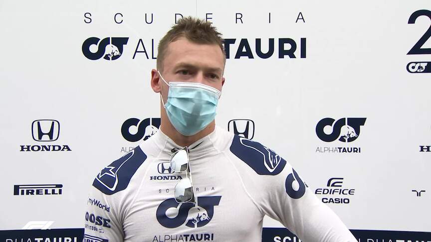 Daniil Kvyat's aim today was to 'tidy up' what he had last week