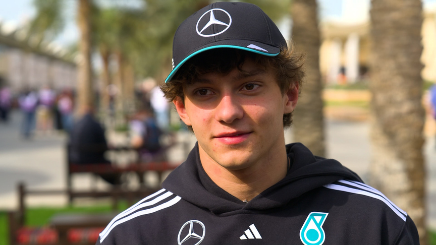 Still 'work to do' but a 'decent' start for Antonelli at Bahrain testing