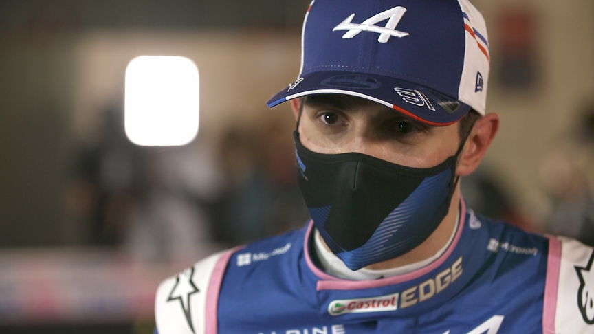 Esteban Ocon: Alpine 'clearly stepped up' in Bahrain GP qualifying