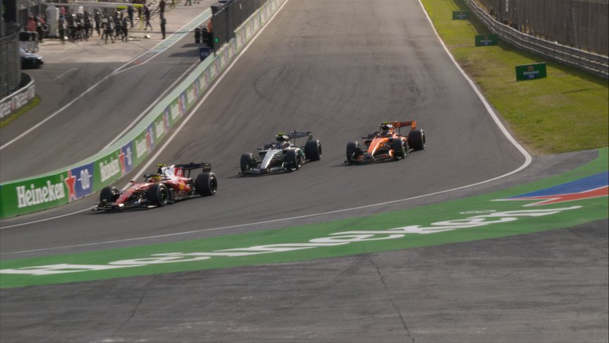 2026 Dutch Grand Prix: Norris passes Antonelli and Hamilton in one lap to take the lead