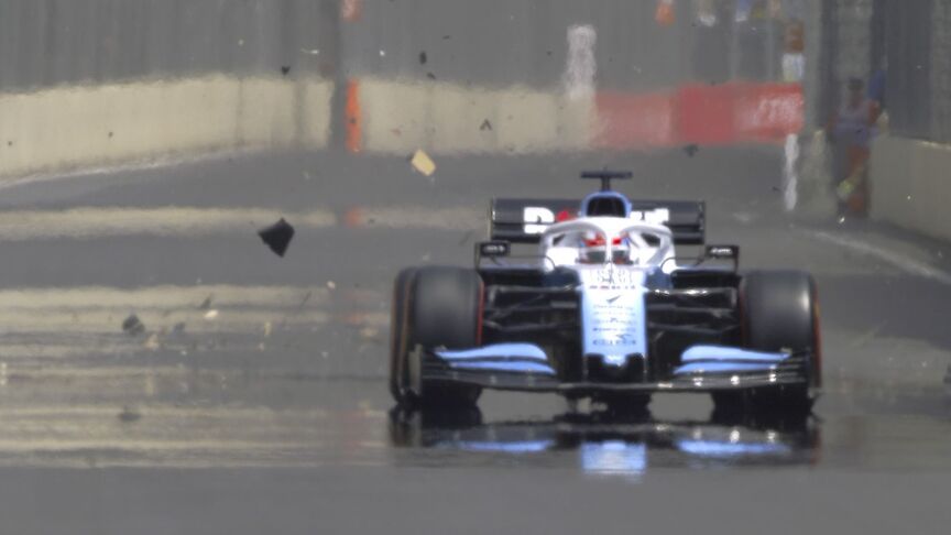 FP1: Russell drain cover damage brings early end to Baku practice