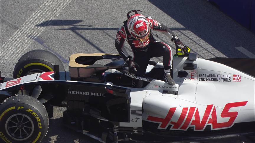Austrian Grand Prix 2020: Magnussen spins out of the race