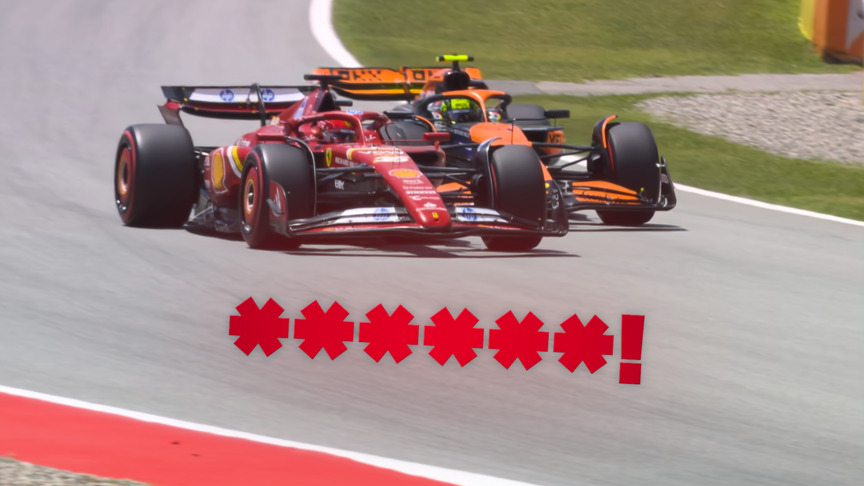 2024 Spanish GP FP3: Bizarre moment sees Leclerc clip Norris in final moments of practice