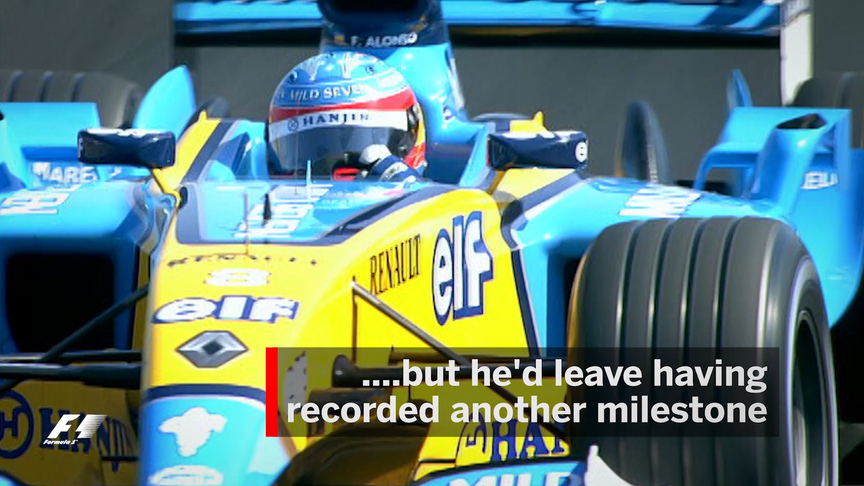 F1 VAULT: Alonso becomes F1’s youngest winner