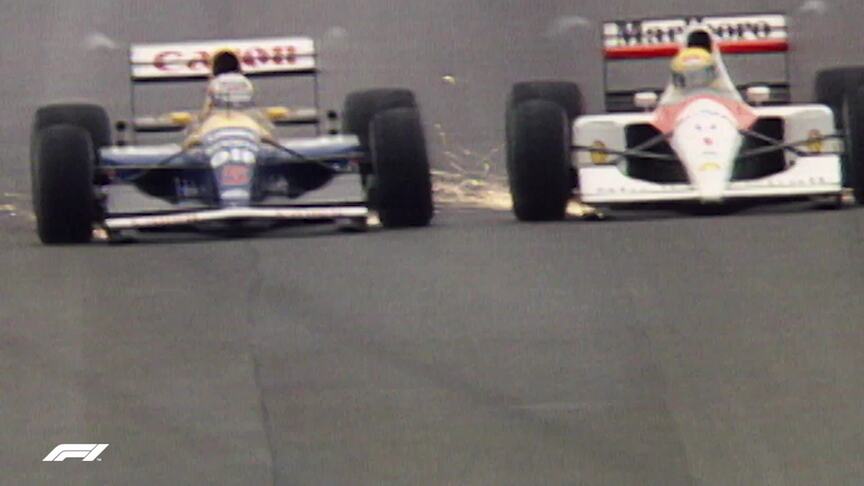 Classic Overtake: Mansell battles Senna at Spain 1991