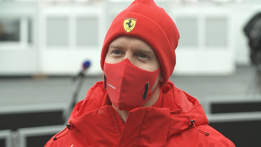 Sebastian Vettel very happy to be racing at Nurburgring again