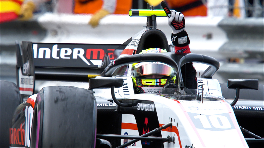 Théo Pourchaire becomes youngest-ever F2 race winner