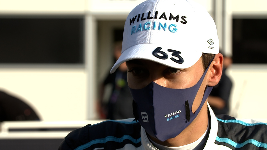 George Russell: Gearbox issue ruined end of the Baku race but we 'take positives where we can'