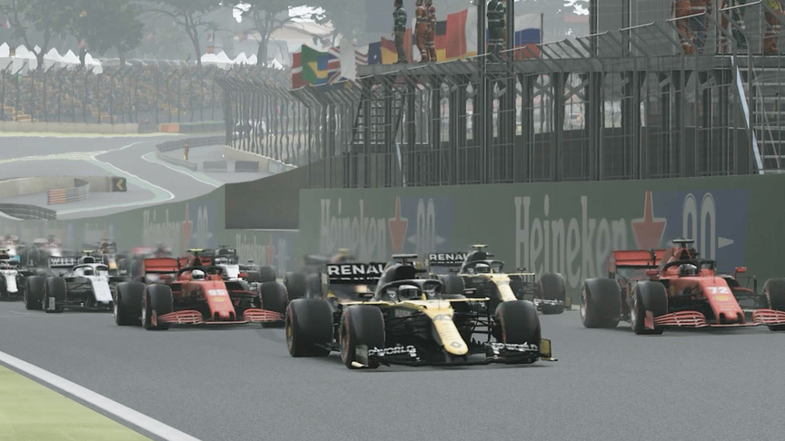 F1 Esports Virtual GP Round 3: Brazil Sprint Race replay