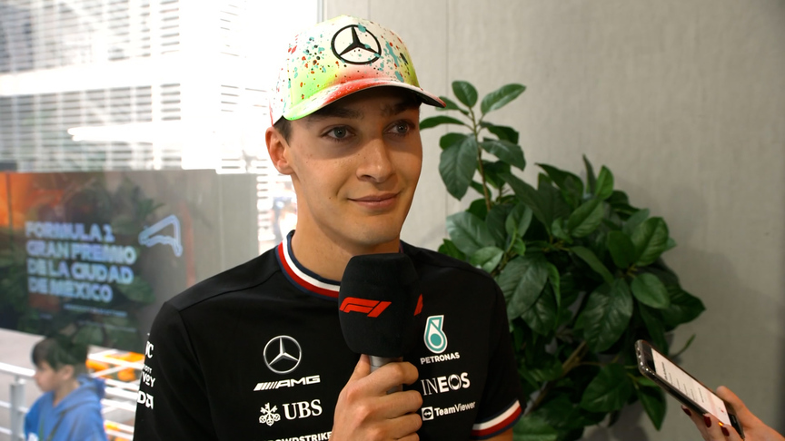 George Russell: 'Car working well' but Sunday looking 'really difficult'