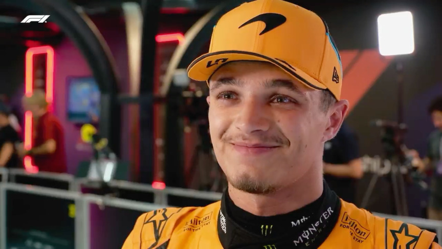 Norris smiling after P6 in qualifying: ‘We got the most out of today’