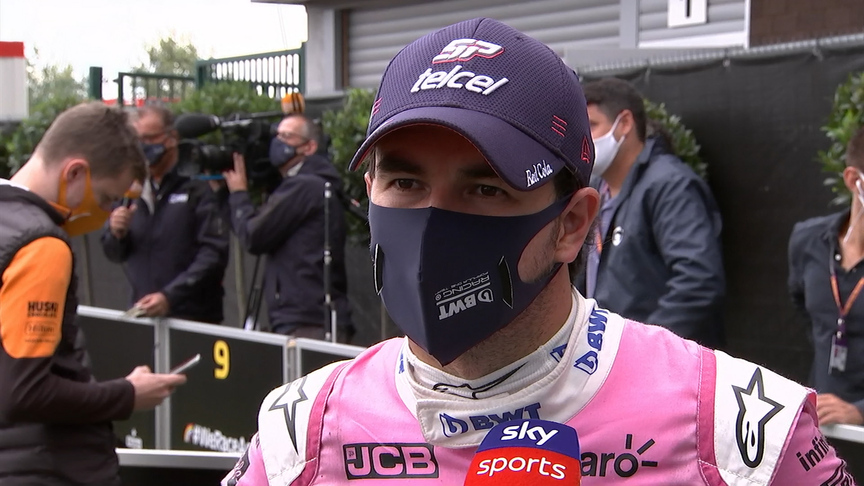 Sergio Perez: Racing Point 'simply lacked a lot of pace today'