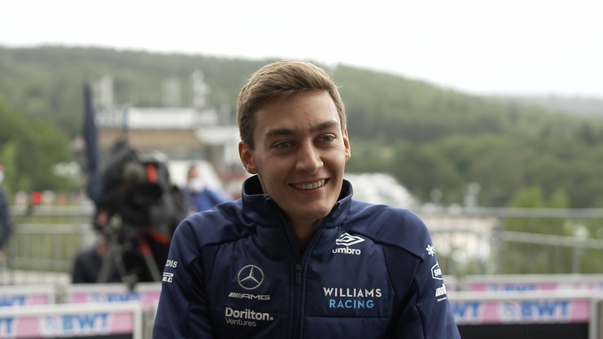 George Russell 'relaxed' with ongoing talks for 2022 Mercedes seat