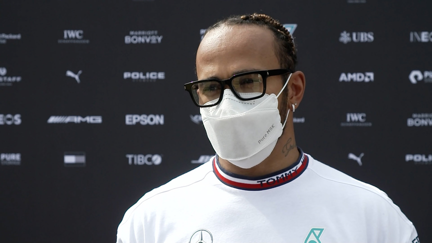 Lewis Hamilton positive after 'good start' to Spanish GP weekend