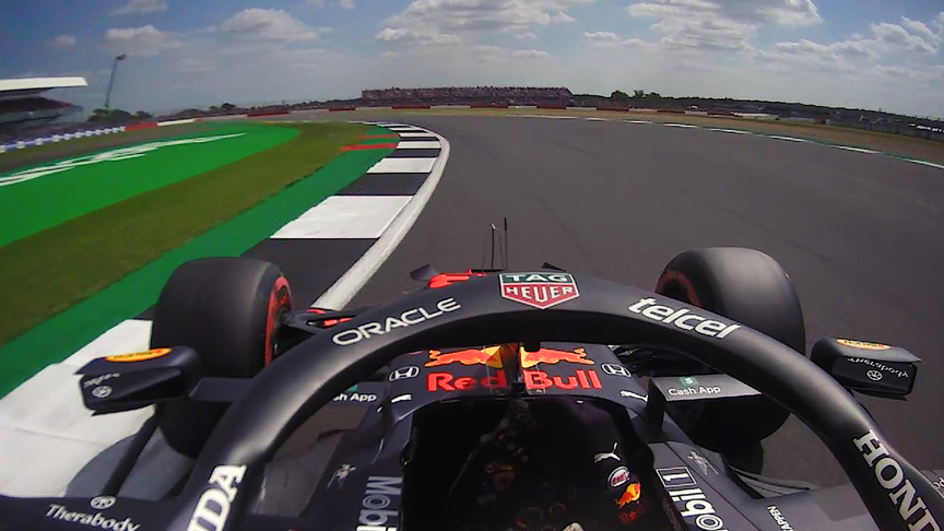2021 British GP FP1: Onboard for Max Verstappen’s fastest lap