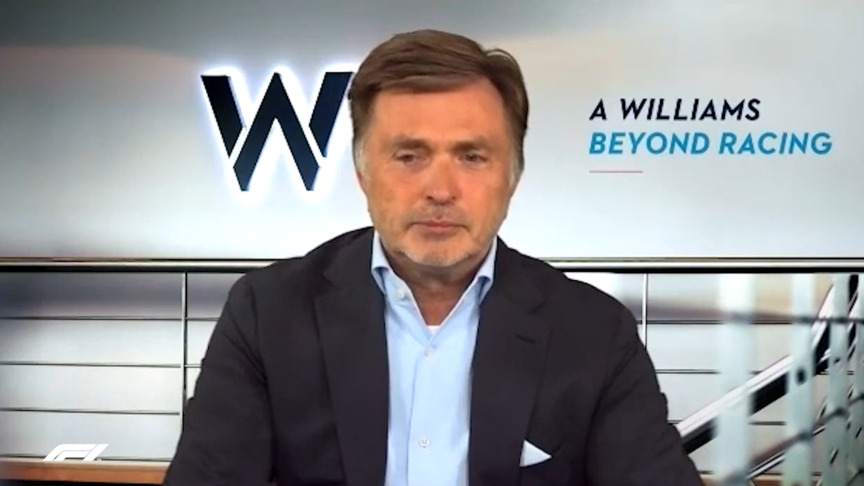 Jost Capito on Williams' aim to be climate positive by 2030