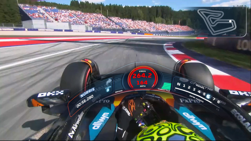 Track View: Onboard with Lando Norris around the Red Bull Ring