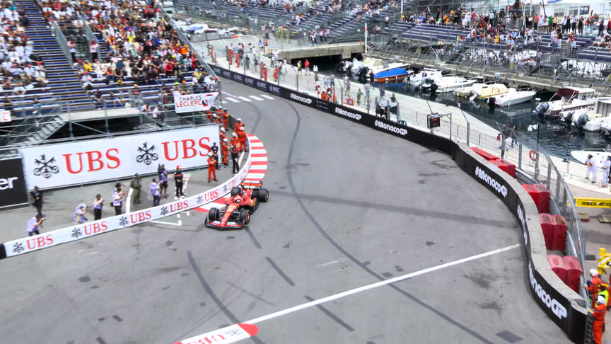 2024 Monaco GP FP1: Follow Leclerc around the track with the new-for-2024 camera angles at Monaco