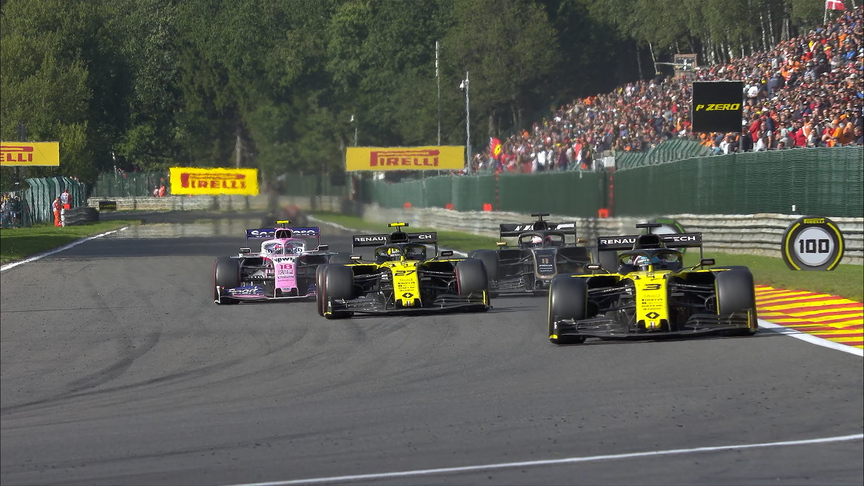 BELGIAN GP: Grosjean loses two places in the space of a straight