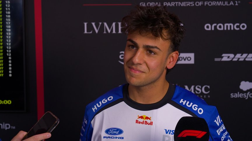 'The car's fast, the team have done a good job' - P8 Lindblad pleased with upgraded Racing Bull