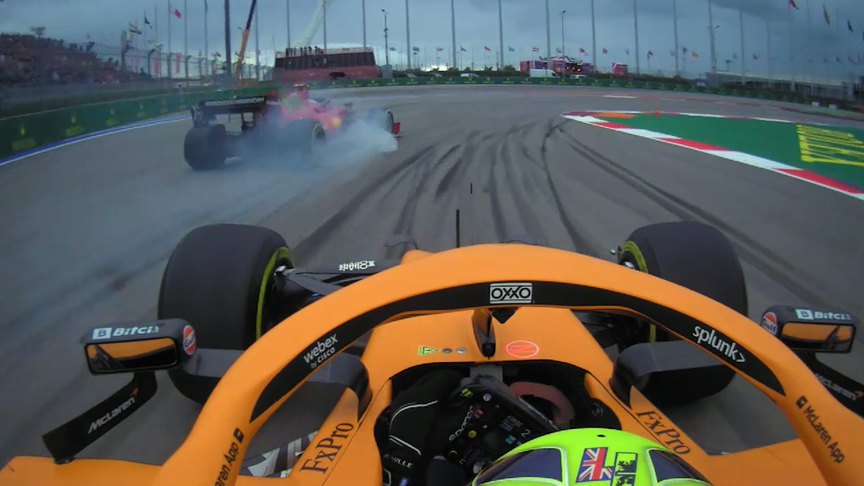 2021 Russian Grand Prix: Best race start onboards