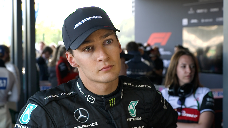 George Russell: 'Disappointed' to miss out on podium on 'tricky' day in Belgium