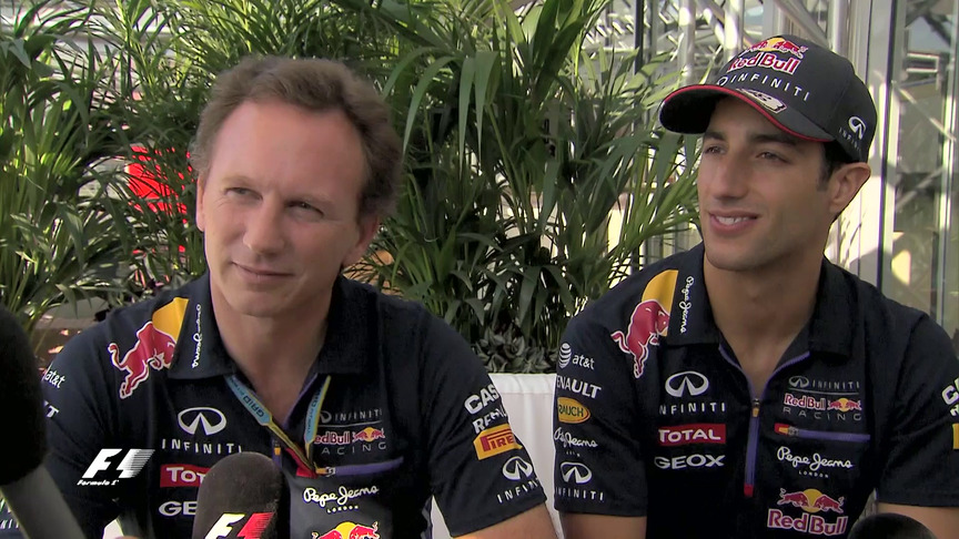 An Interview with Horner and Ricciardo