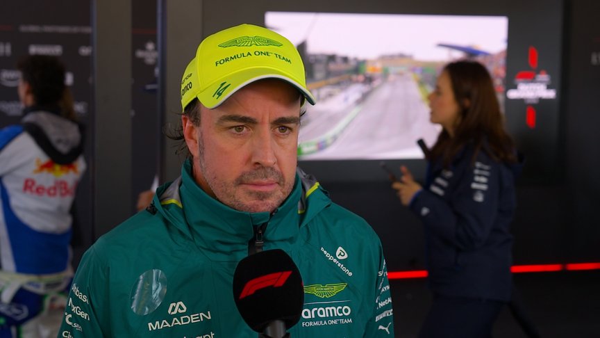 Alonso hoping Aston Martin gained valuable data on their upgrade in the Sprint