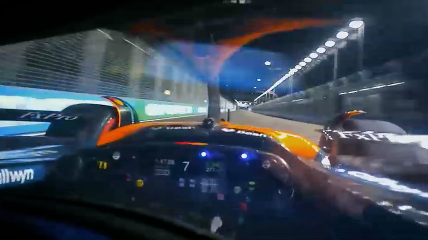2025 Singapore GP FP2: Onboard with Oscar Piastri for the fastest lap of Friday practice
