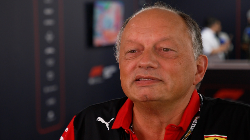 Vasseur on his first Monza race as Ferrari boss: ‘The feeling is a bit special – you can feel the passion’