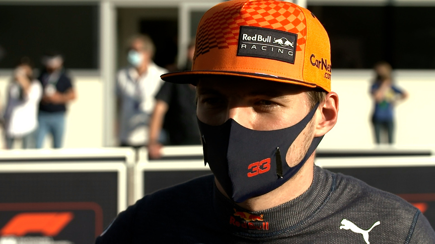 Max Verstappen is 'disappointed' after his final out lap in Q3 came to a rapid end