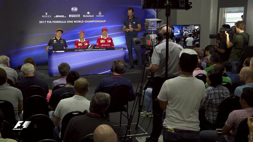 Drivers face the press in Malaysia