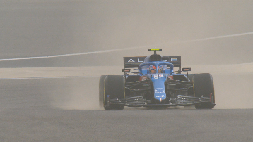 TESTING DAY 1: Sandstorm makes conditions tricky