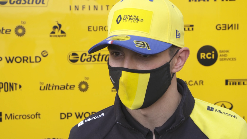 Esteban Ocon: Purple first sector shows Renault 'have the speed'