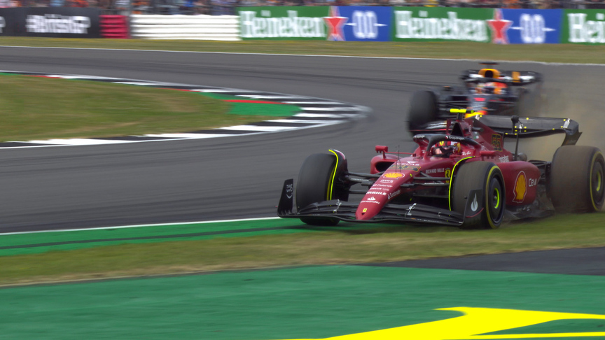 2022 British Grand Prix: Verstappen takes race lead after Sainz error