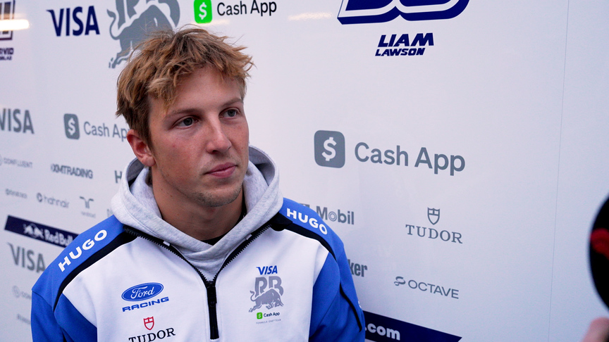 Liam Lawson: 'It feels good' after day 1 in Barcelona