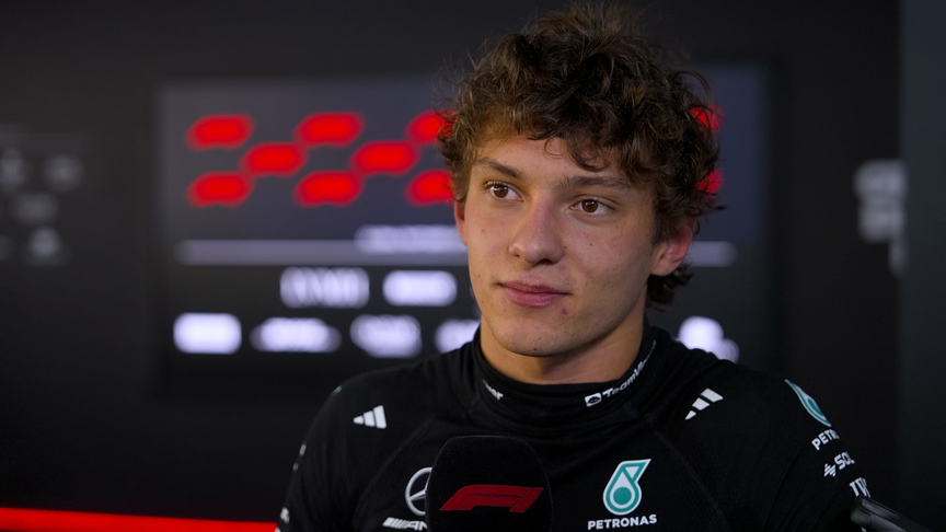 Antonelli smiling after ‘one of the best Fridays I’ve had in a long time’
