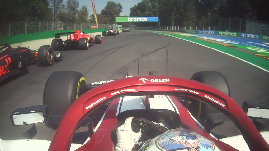 2020 Italian Grand Prix: Giovinazzi's brilliant first lap