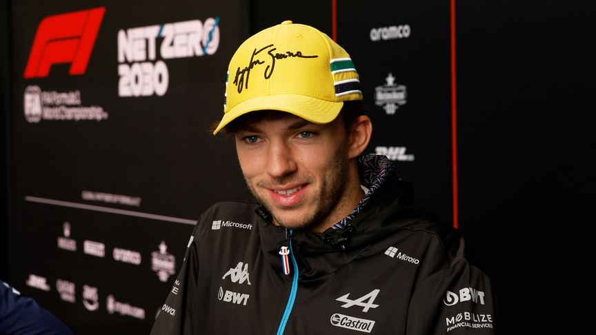 Pierre Gasly remembers his maiden podium in Brazil and that fight to the line with Hamilton