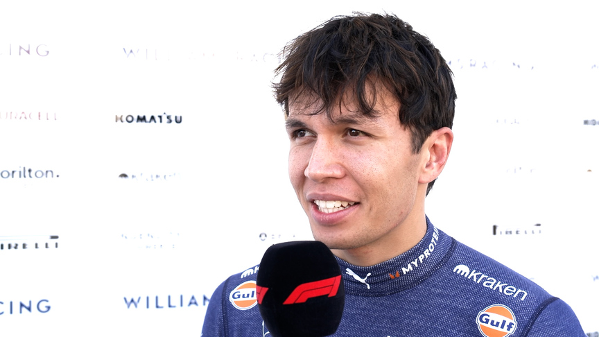 'Not the nicest' testing session for Albon after fuel-pump issue