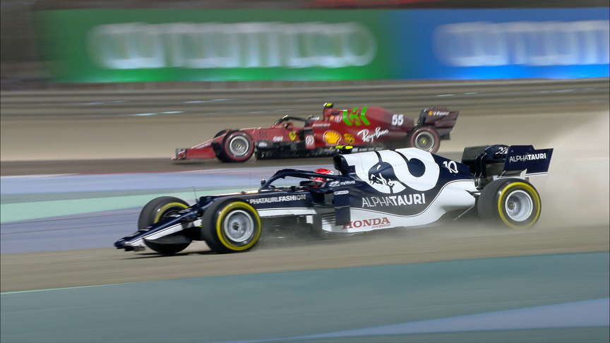 2021 Bahrain Grand Prix: Gasly loses front wing in Ricciardo clash