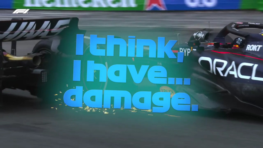 2023 Monaco Grand Prix: Perez forced to pit for a new front wing after clipping Magnussen