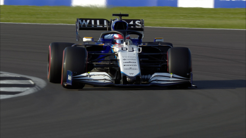 2021 British GP Qualifying: Silverstone crowd cheer Russell’s Q3 'lap of honour’