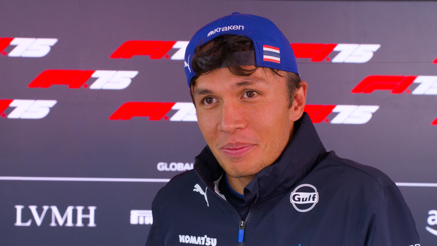 P6 Albon: 'It's a statement of intent from us'