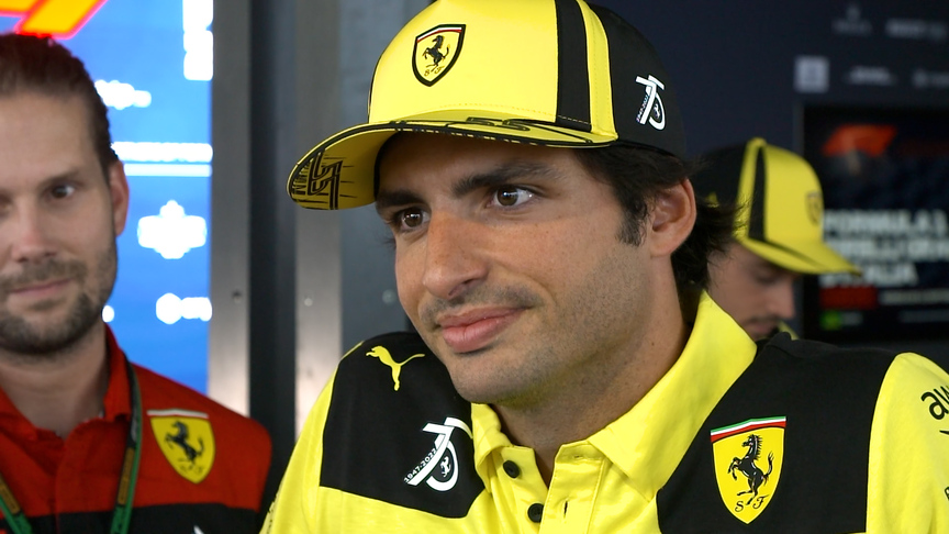 Carlos Sainz can 'never find the words' to describe feeling of driving for Ferrari at Monza