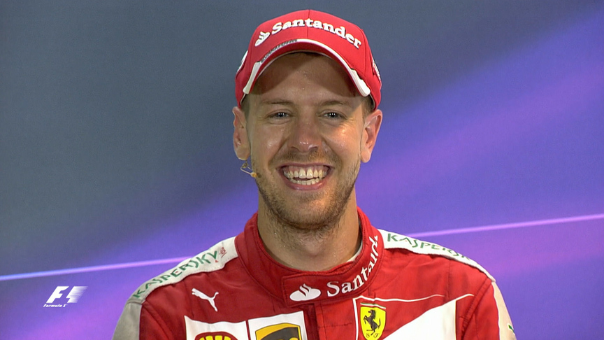 Sebastian Vettel Interview nach dem Rennen in Singapur