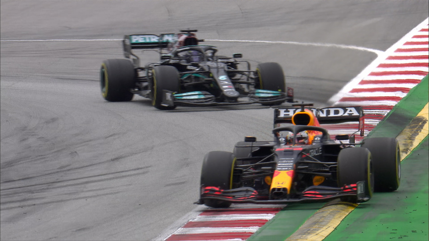 Hamilton and Verstappen's Barcelona battle